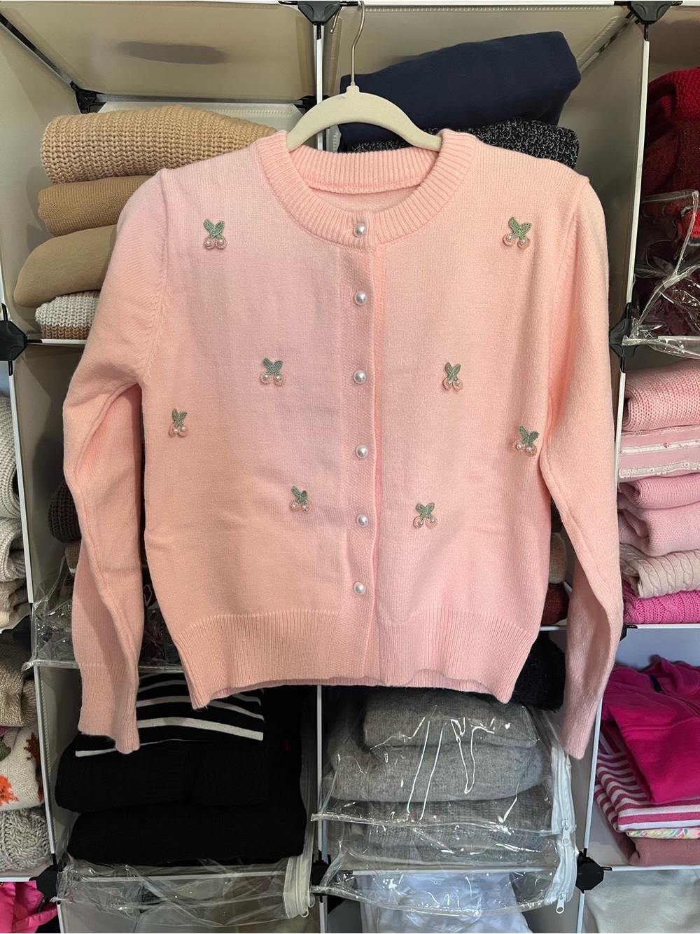 NWOT Cozy Pink Cardigan